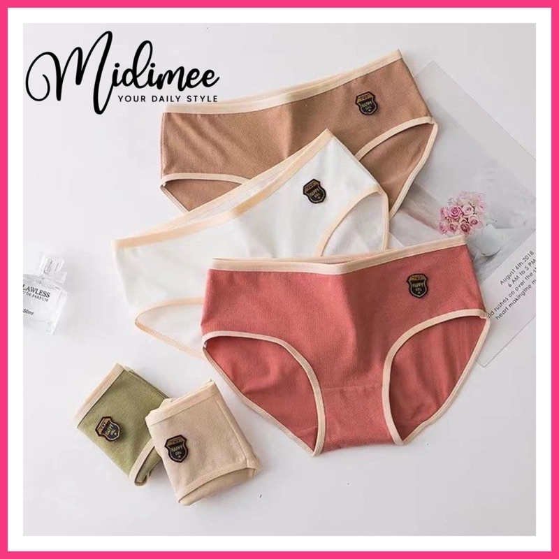 (COD) (C-135) CD imut fashion Undies Celana Dalam Wanita Corak high quality katun import