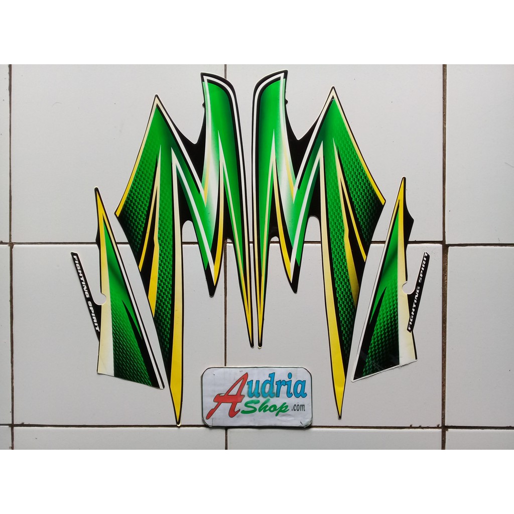 Jual Striping Stiker Motor Yamaha Rx King 03 Hijau Indonesia Shopee Indonesia