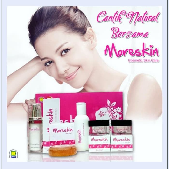 MORESKIN PINK 1 PAKET NASA - 1 Paket Moreskin Nasa Pink - Paket Skincare Moreskin Pink