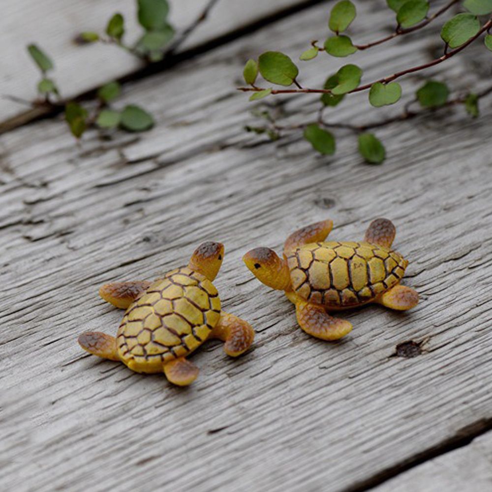 Miniatur Kurakura Laut Bahan Resin Dekorasi Lanskap Mikro / Terarium / Bonsai / Tangki Ikan