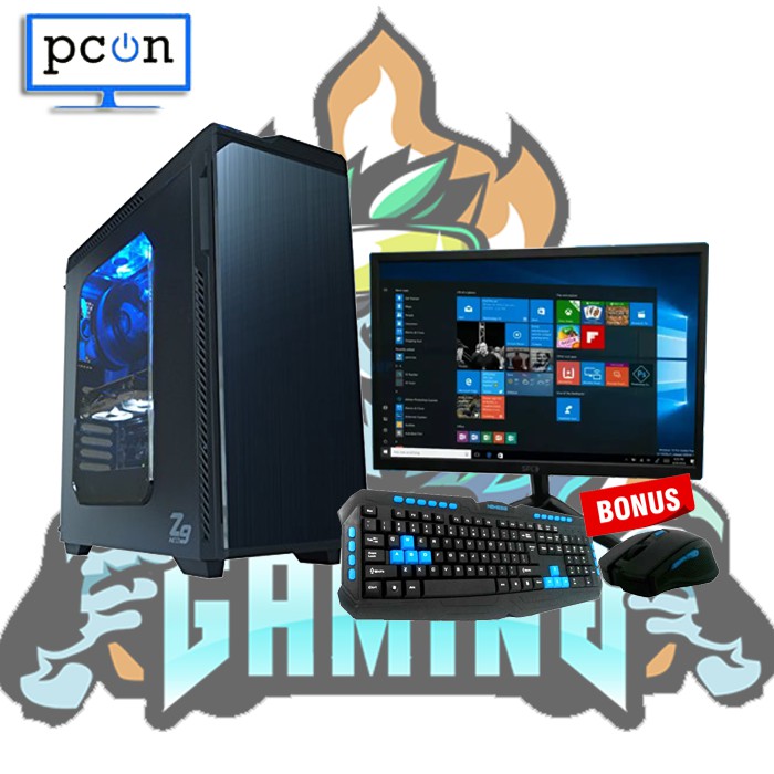 PC RAKITAN PC KOMPUTER WARNET OFFICE GAMING MURAH CORE I3 FULL SET