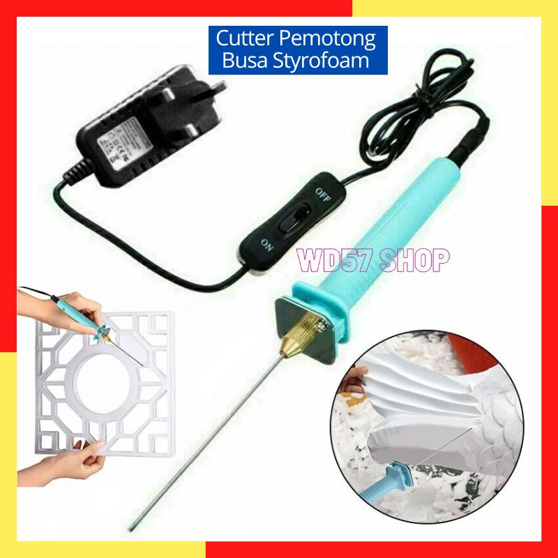 

Alat Solder Pisau Cutter Pemotong Busa Styrofoam Polystyrene Akrilik Elektrik Rapi Cepat Anti Slip Mini Murah