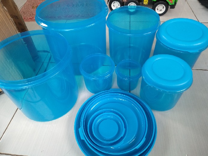 Toples Plastik Susun 7 Seal Pack Rh1-7 Maspion Bs103 / Keler Kerupuk Peyek Stoples Plastik