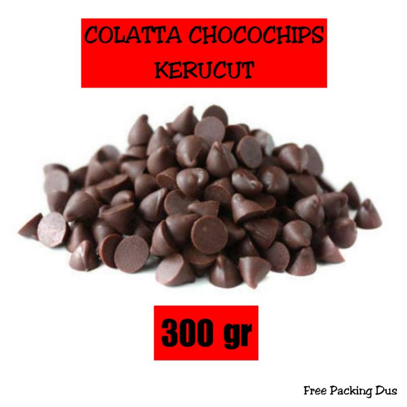 Choco Chips Colatta Coklat Compound 300 gr Pouch