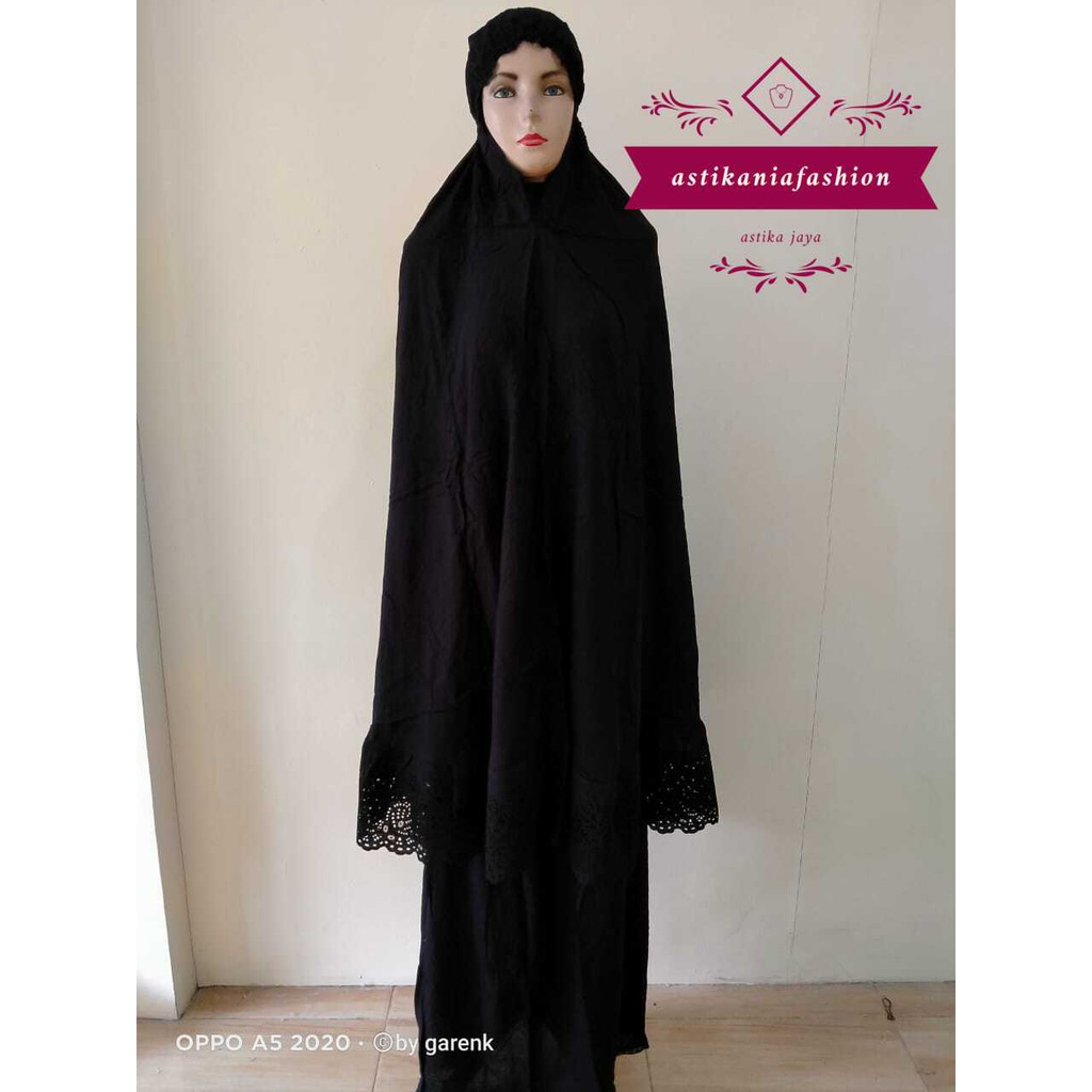 MUKENA DEWASA RAYON KATUN POLOS