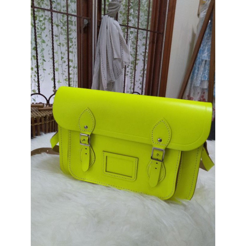 Original Cambridge Satchel Bag - Warna Neon