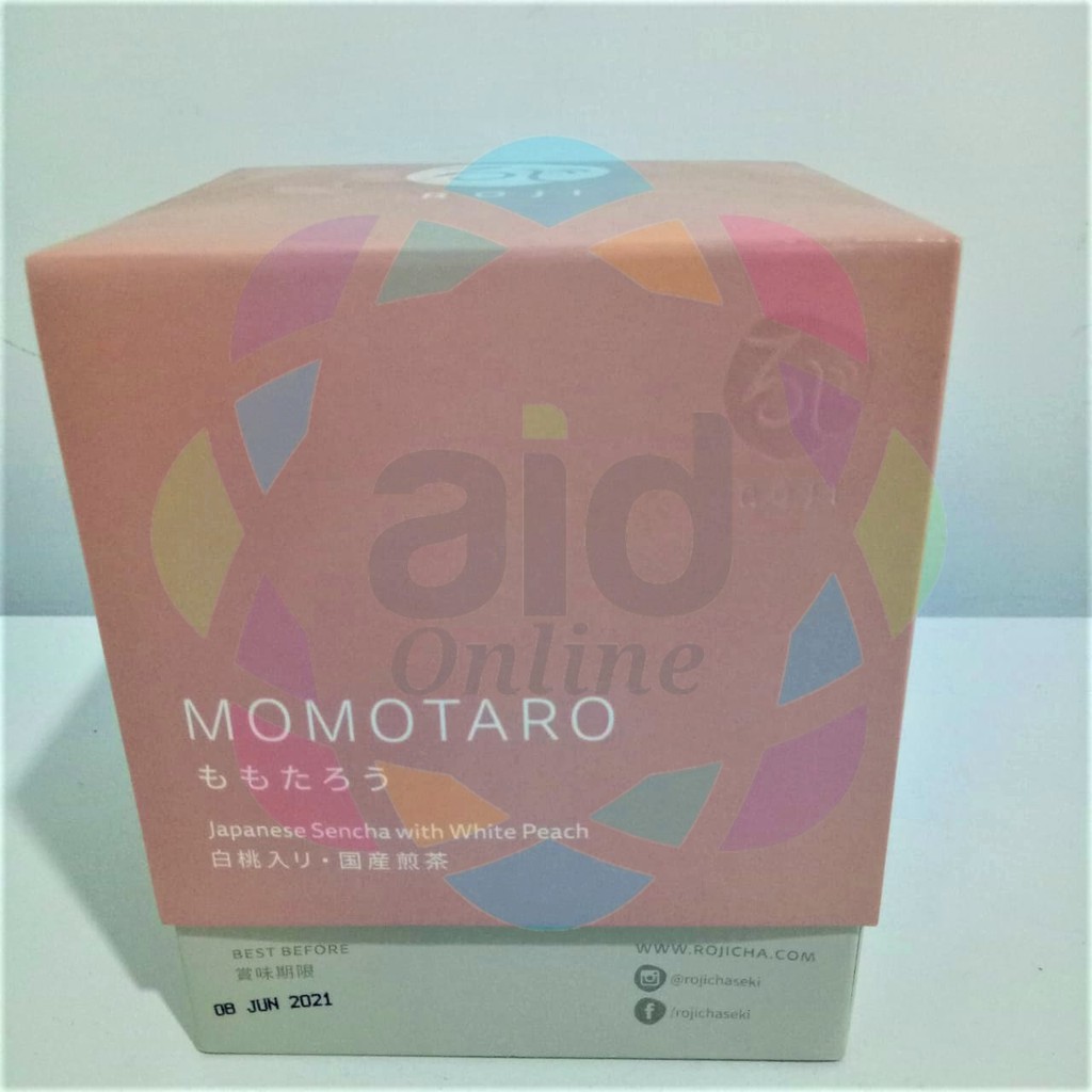 

Teh ROJI Momotaro Green Tea With White Peach 1 SACHETS