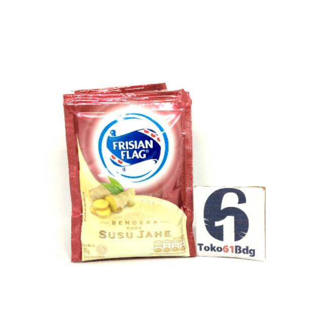 Susu Frisian Flag rasa Susu Jahe 6sachet / susu bendera kental manis