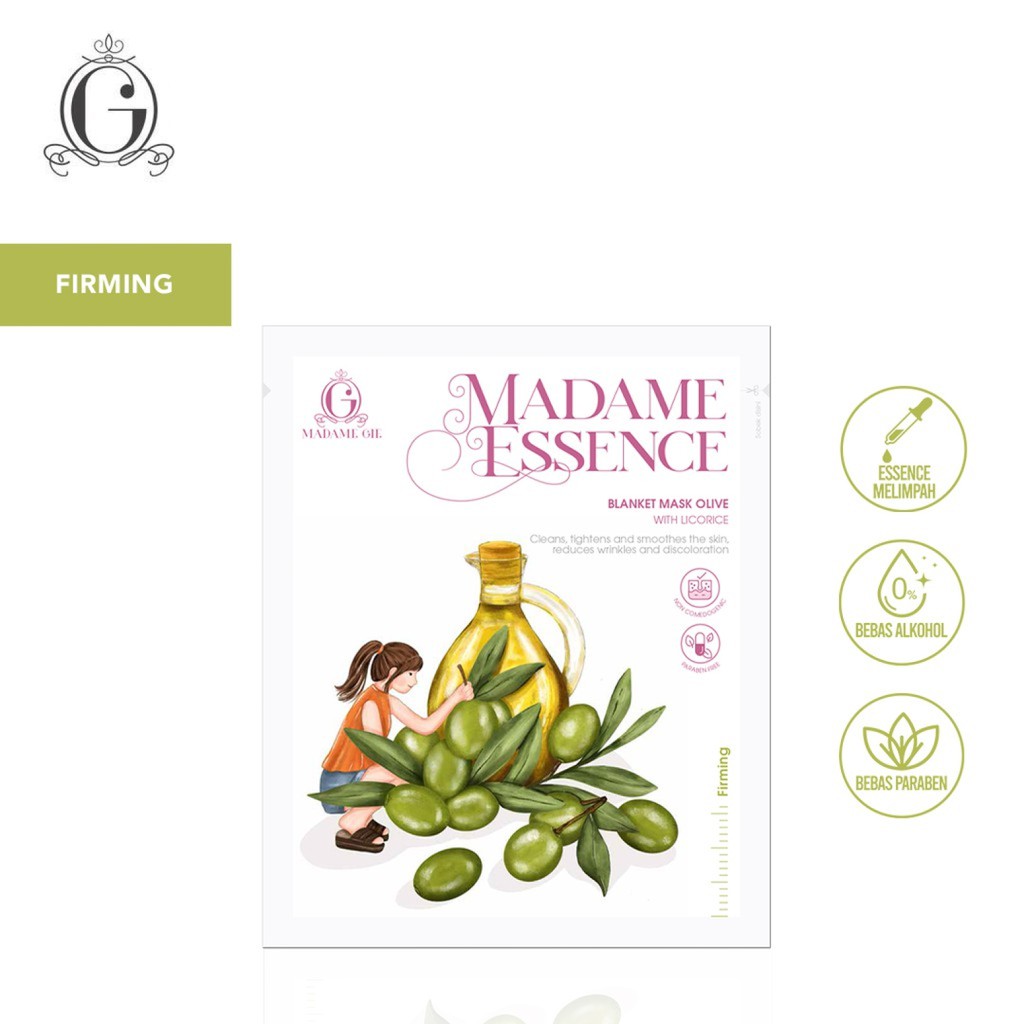 ⭐️ Beauty Expert ⭐️ MADAME GIE Essence Blanket Mask Per Sachet - Skincare Masker