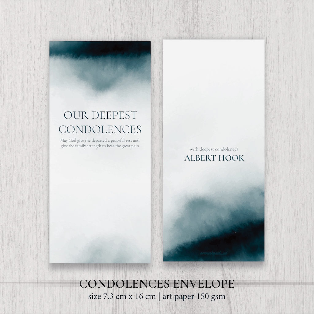 

amplop duka cita amplop simpati sympathy condolences envelope