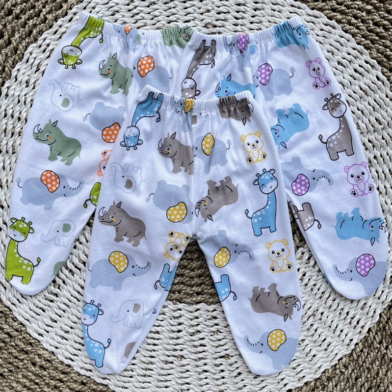 3 PCS Celana Tutup Kaki Bayi Celana Celana Panjang Bayi Celana Baru lahir Celana Newborn Hadiah Lahiran Bayi Newborn DNW BABY