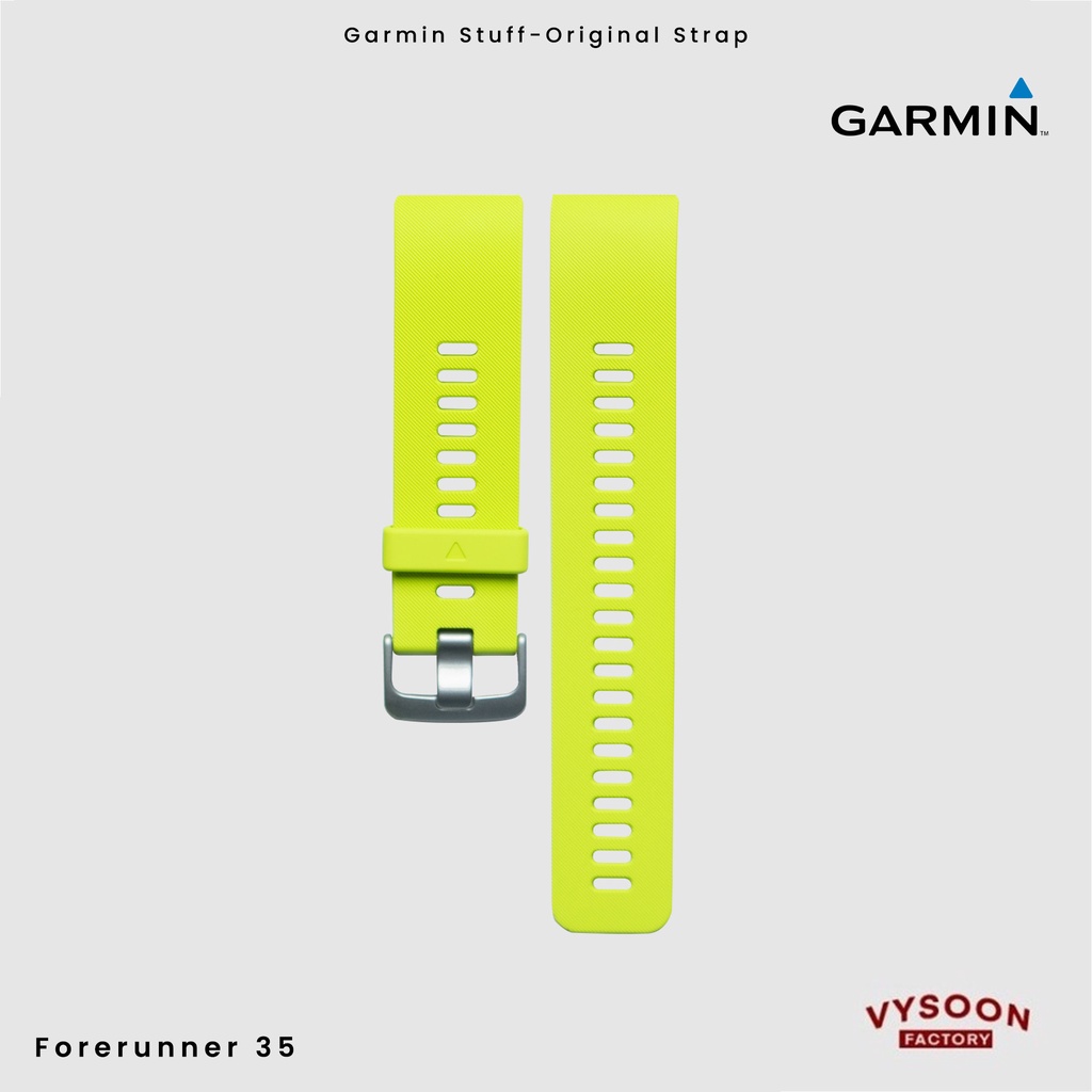 Strap Rubber Tali Jam Smartwatch Garmin Forerunner 35 - Green Lime
