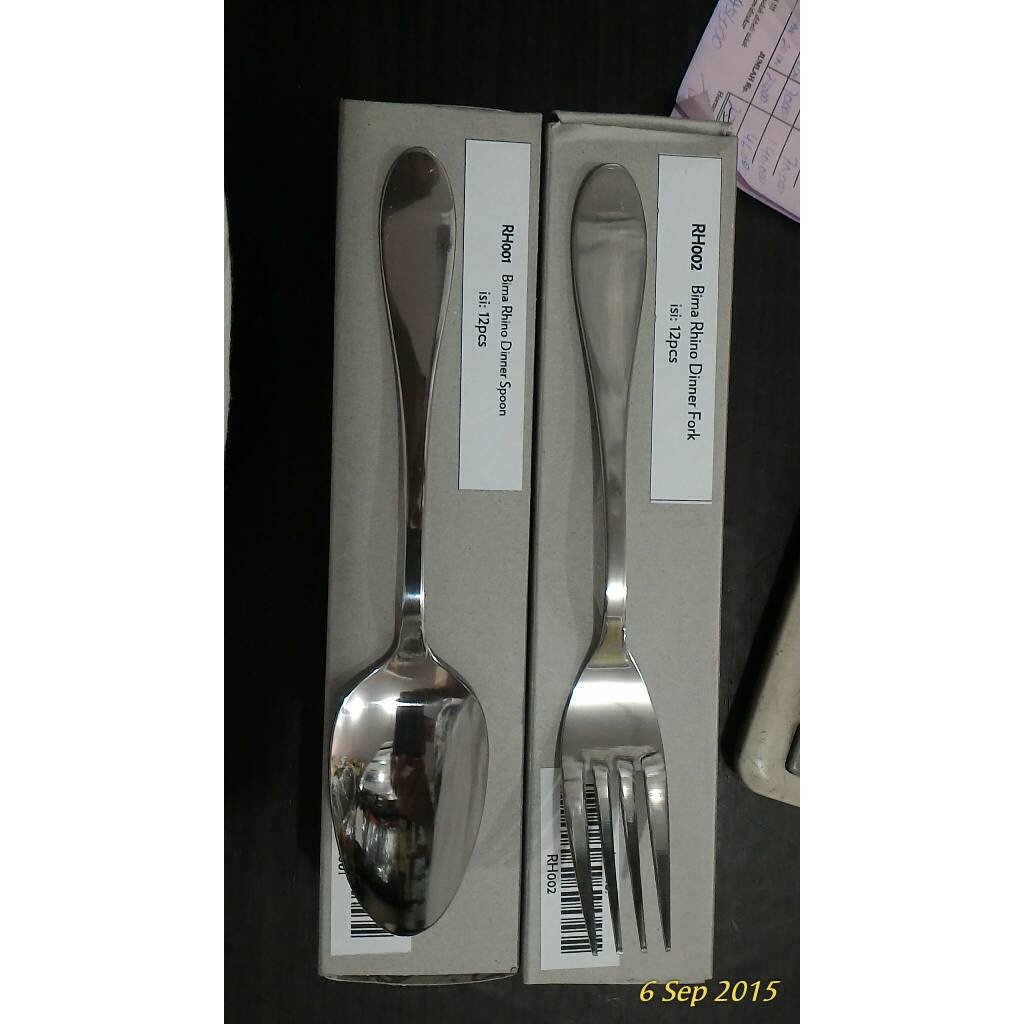 Sale Bima Rhino Garpu/Sendok Stainless Murah