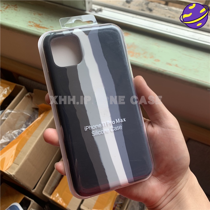 Soft Case Silikon Motif Pelangi Untuk Iphone 6 7 8 Plus X Xs Max Xr I11 I12 11pro 12pro