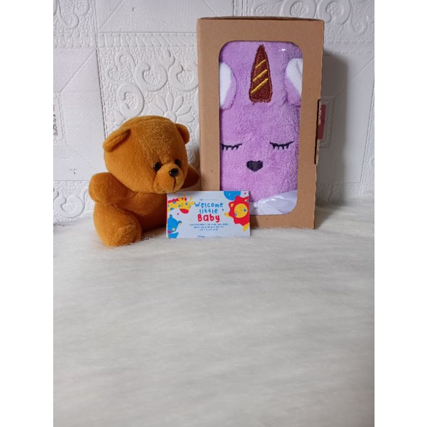 Hampers Handuk/Hampers Bayi/Kado Lahiran/Kado Bayi-Ungu muda
