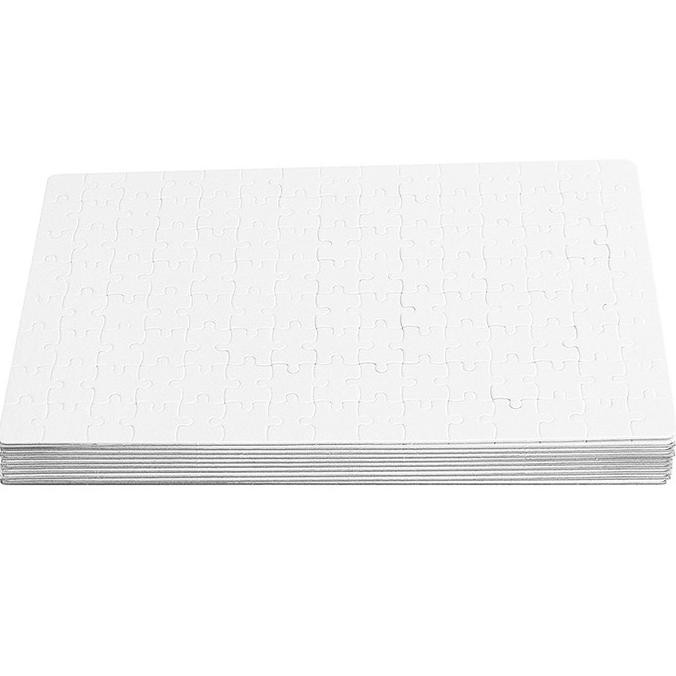 

10Pcs Kertas Puzzle Jigsaw Kosong Ukuran A4 Untuk Hadiah (N5I) Cahilpati