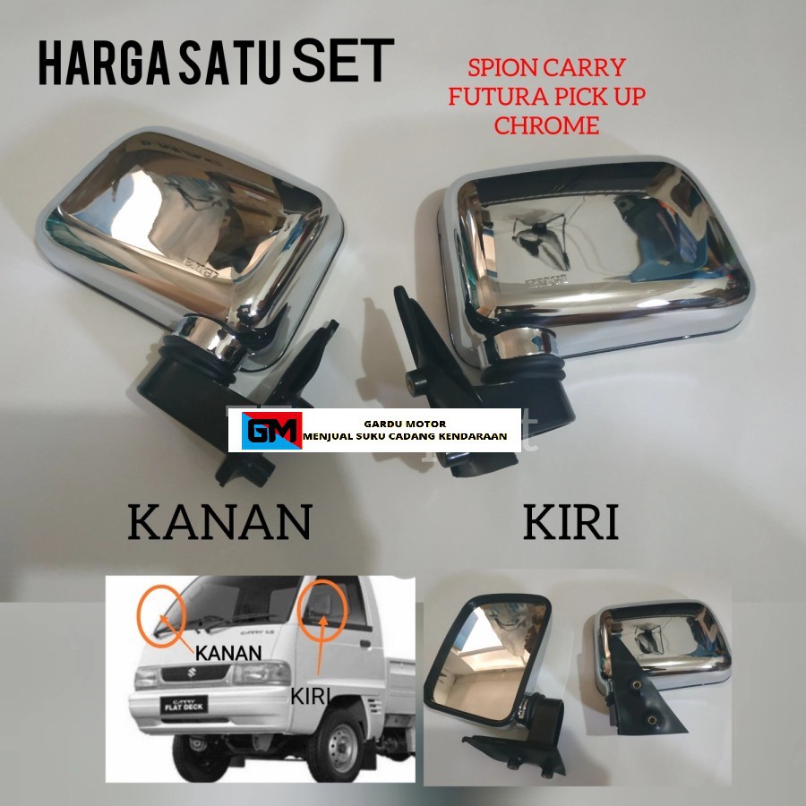 SPION SUZUKI FUTURA PICK-UP CHROME MANUAL 1SET