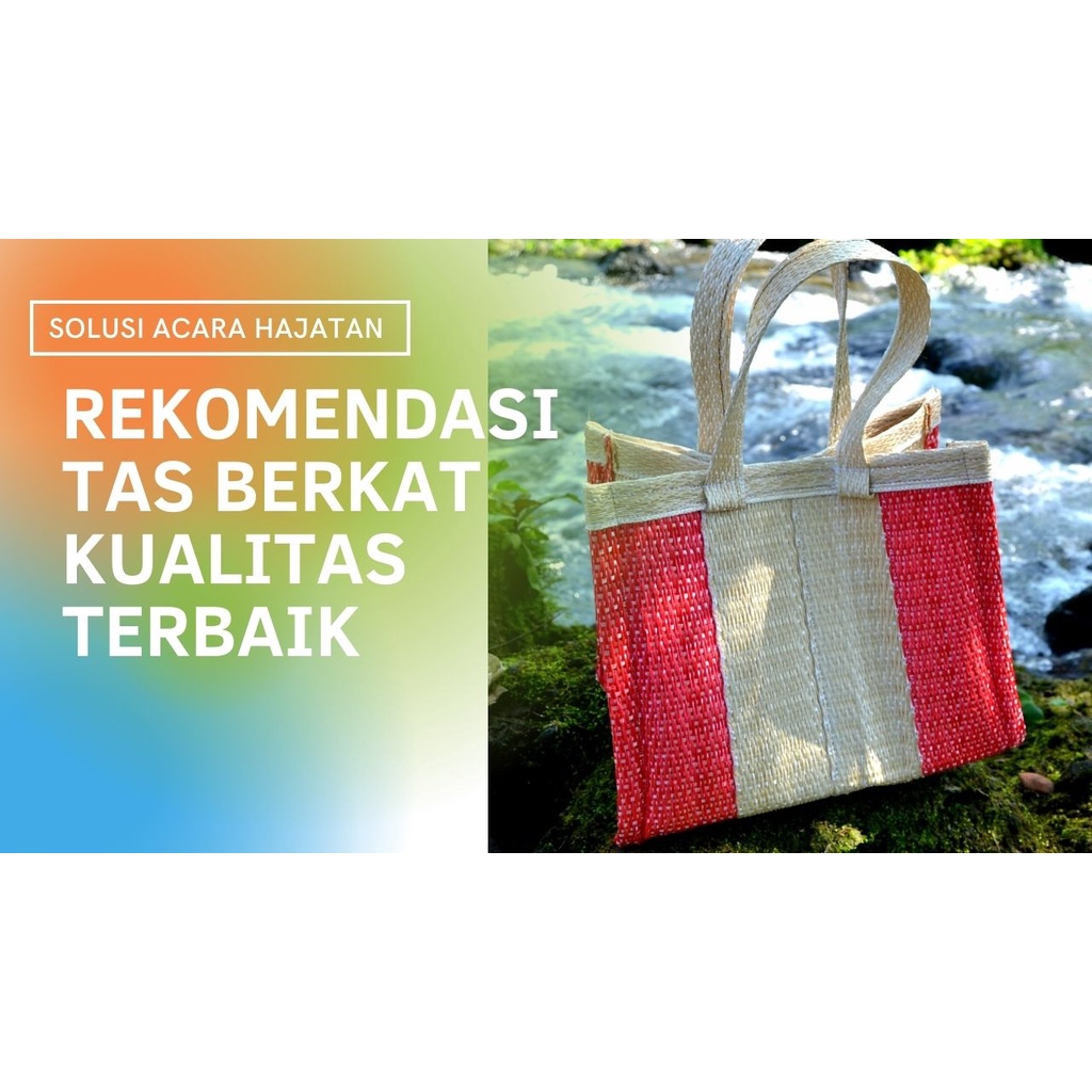 (Lebih Praktis), Tas Anyam, Tas Hantaran, Tas Belanja, Webbing Bag