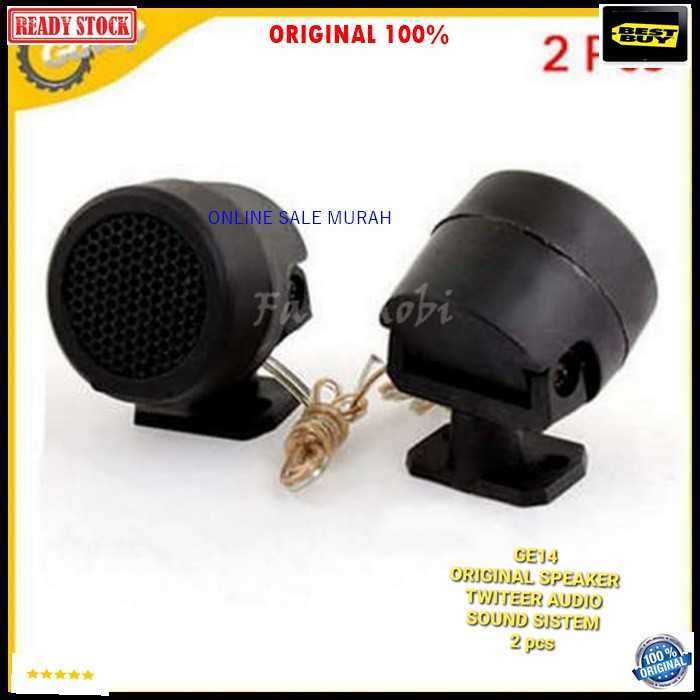 G14 Speaker mini twiter tweeter audio sound sistem system suround surround piezo super pasif Mobil motor treble karaoke dome airrow digital auto vokal vocal coil booster G14   Harga 2pcAs BISA DI SEGALA JENIS AUDIO  Frequency response 4Khz-2