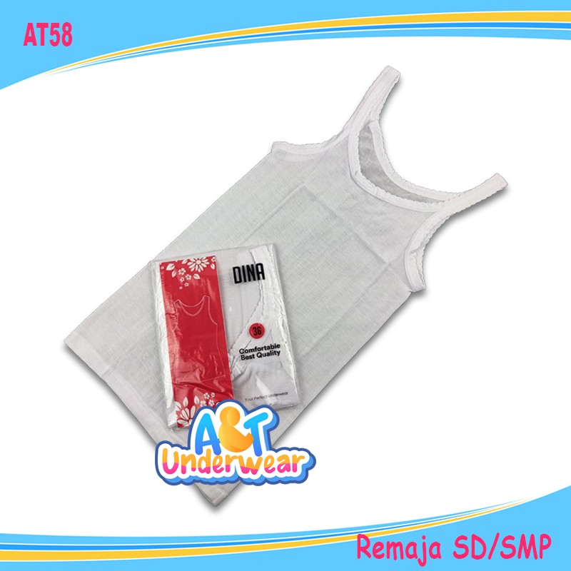 AT58-Kaos singlet remaja perempuan / singlet cewe usia tanggung