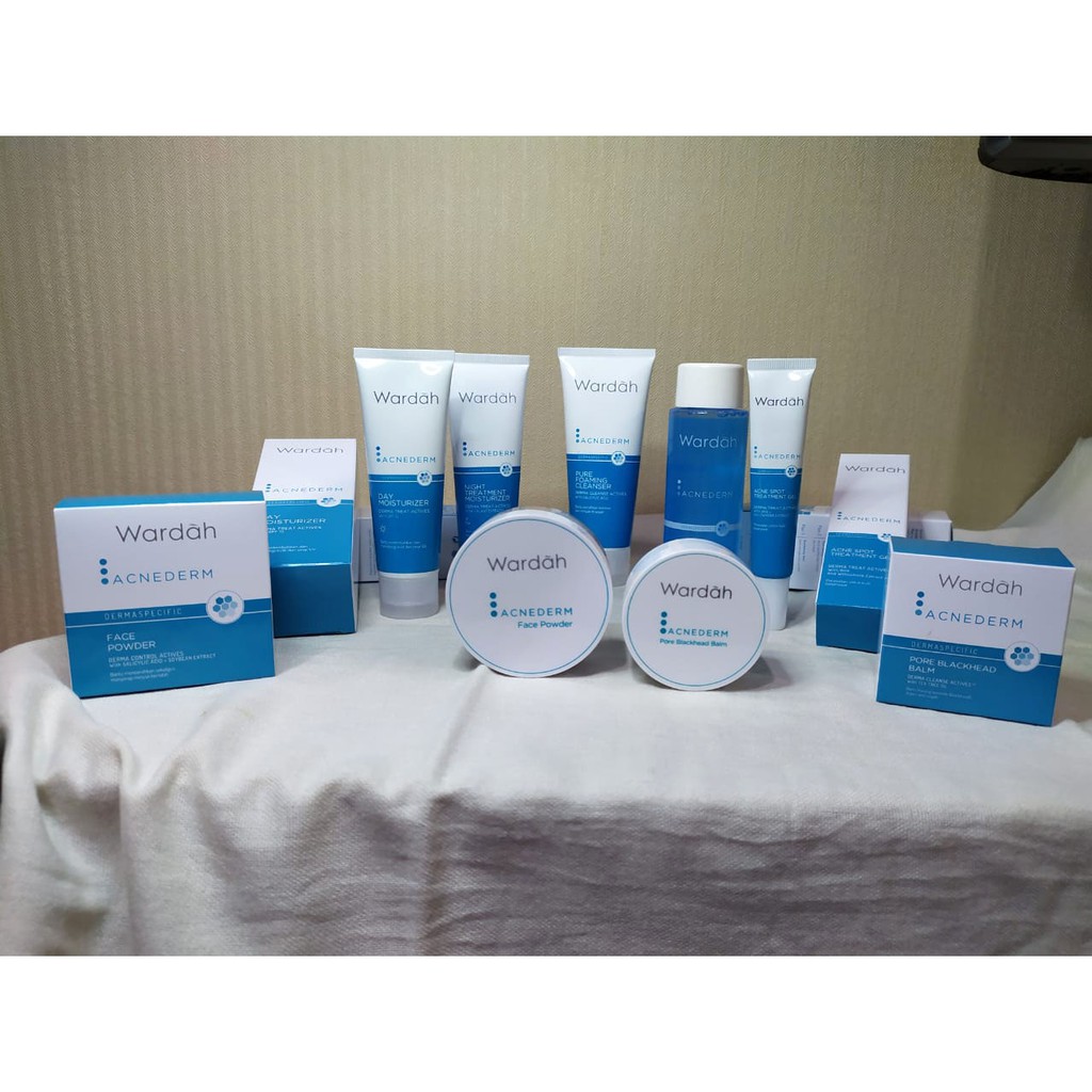 Paket Wardah Acnederm Series Complete Package - Paket Acne Skin Care Wardah-1