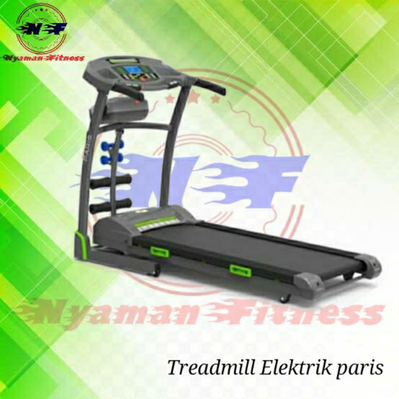 alat fitness treadmill elektrik ireborn paris