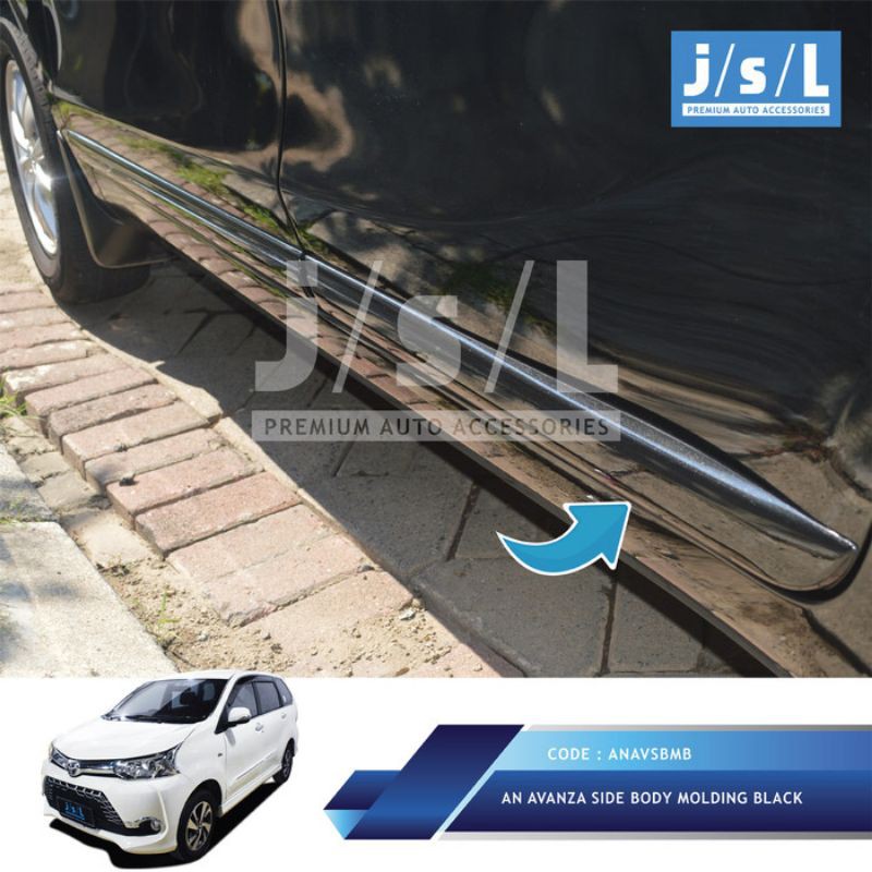 Grand All New Avanza List Body Samping JSL/Side Body Molding W/Colour