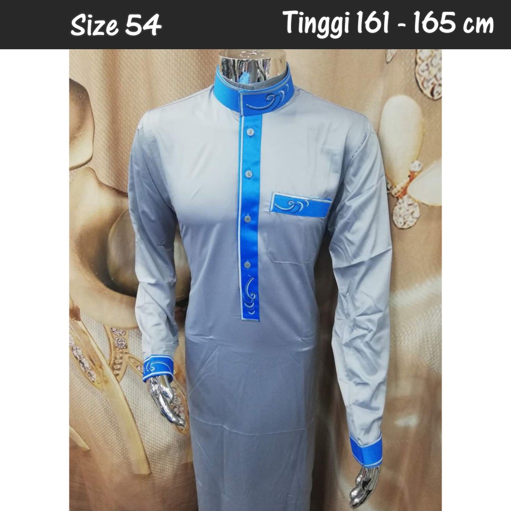 Ready Stock Size 54 Jubah / Gamis Pria Daffah Haramain