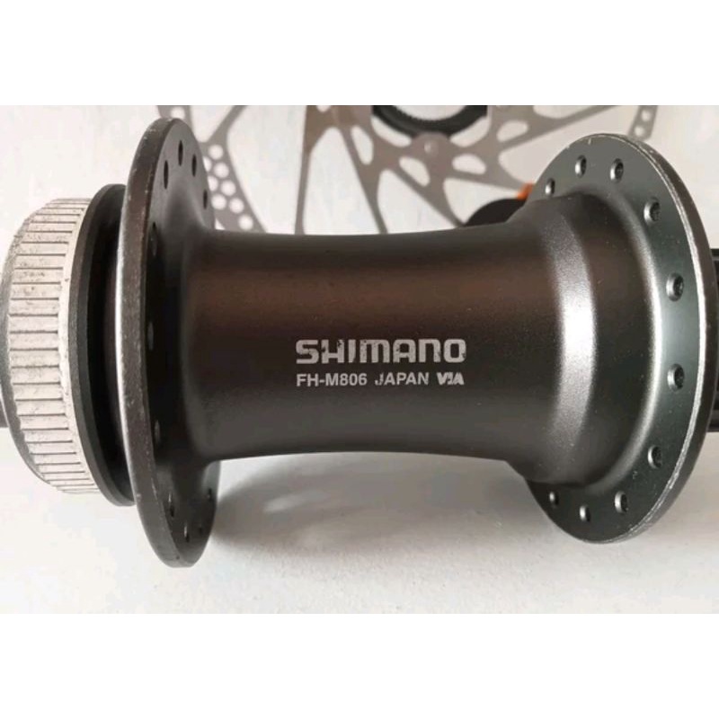 Freehub shimano saint M806 Japan Ta thru axle 12 x 150 mm down hill free ride lubang 32 h 32h hole freehub sepeda