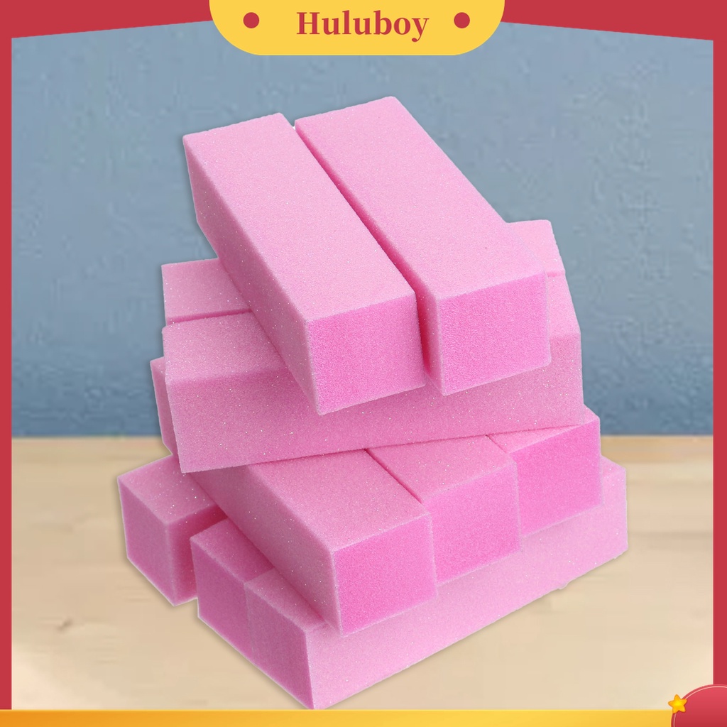 Huluboy Huluboy♡ 10pcs / Set Alat Kikir Kuku Multifungsi 4 Sisi Anti Abrasion Untuk Manicure Pedicure