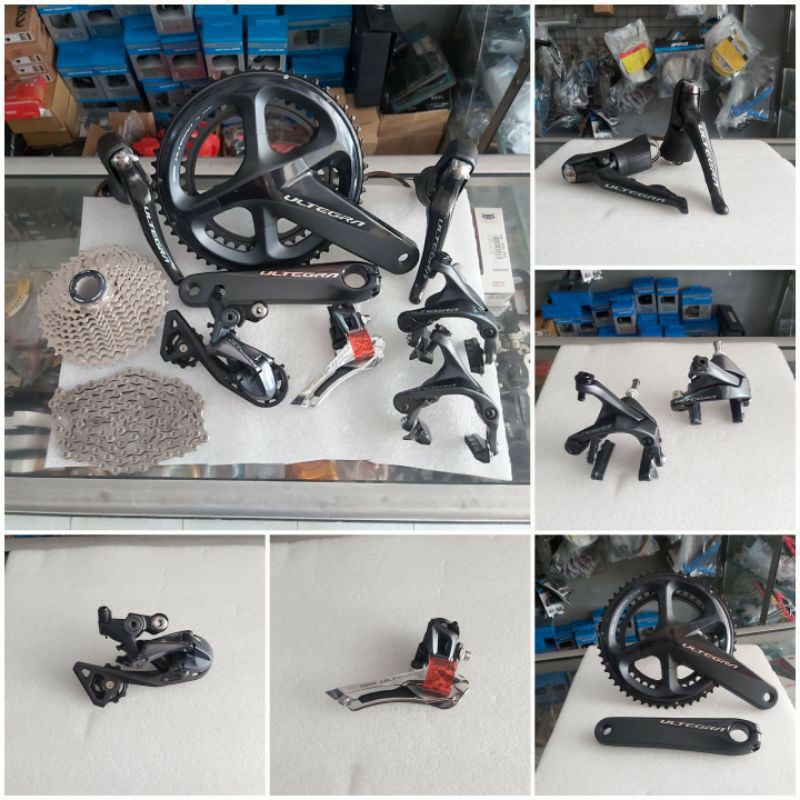 GROUPSET SHIMANO ULTEGRA R 8000 2 X 11 SPEED BRIFTER GROUPSET ROADBIKE