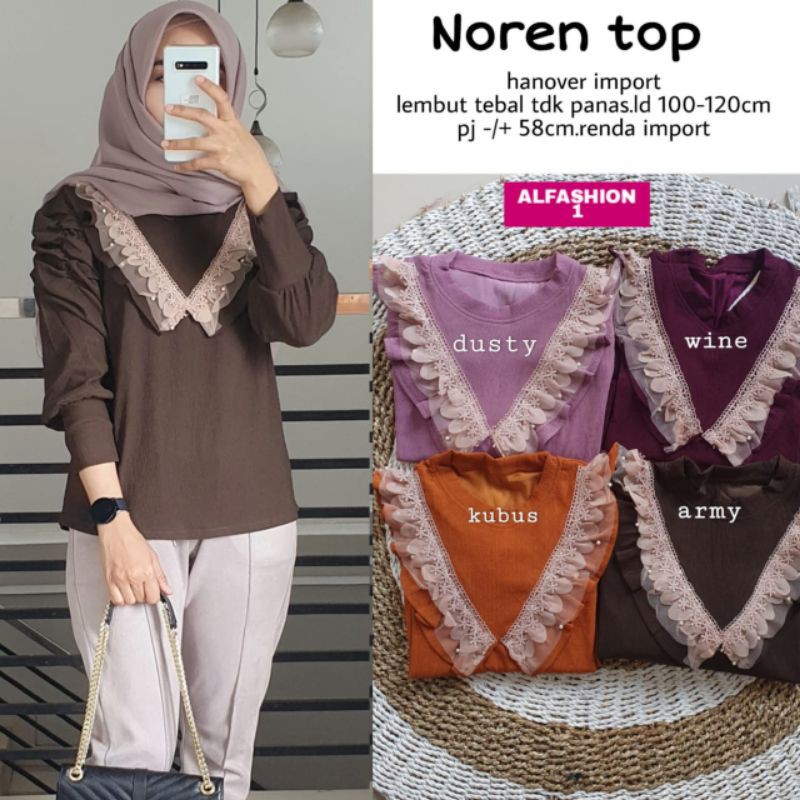 NOREN TOP BY ALFASHION