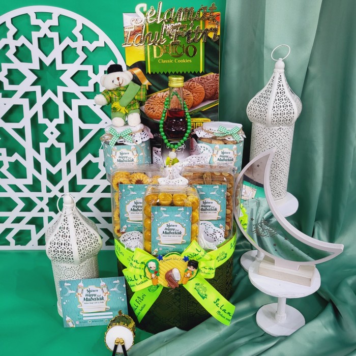 

Paket box hampers lebaran parcel idul fitri ramadhan kue kering 119