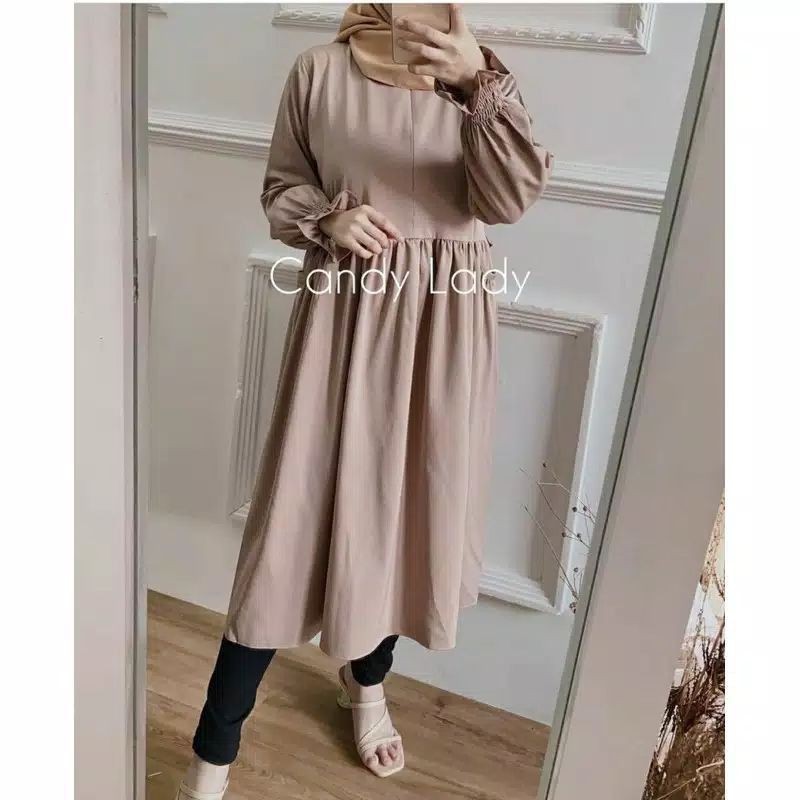 Tunik Moscrep Polos / Tunik Sakira Rempel