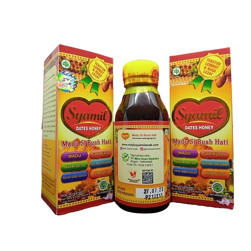 Madu syamil anak origonal 125ml penambah nafsu makan / syamil dates honey