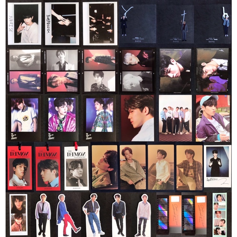 Day6 - Sungjin Jae YoungK Wonpil Dowoon Photocard Polaroid Postcard Bookmark - Sunrise - Moonrise - 
