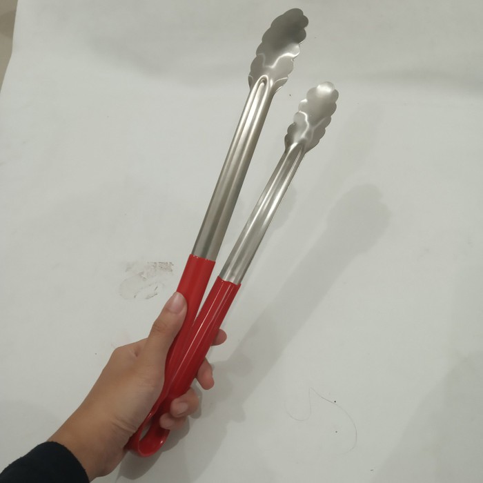 Food Tong tongs jepit Capit Capitan Gorengan Kue tebal panjang 36cm DRAMASHOP