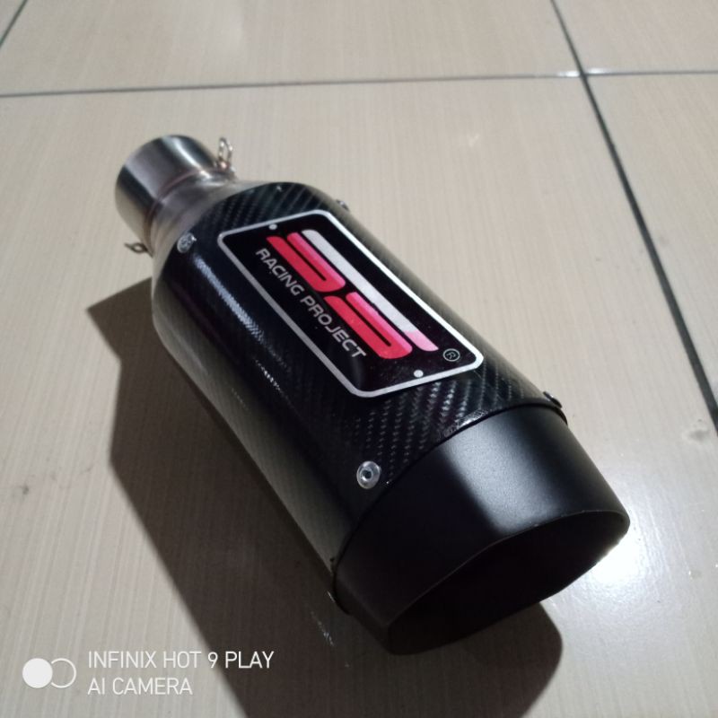 knalpot original SS racing CRz short slencer only suara auto bacot