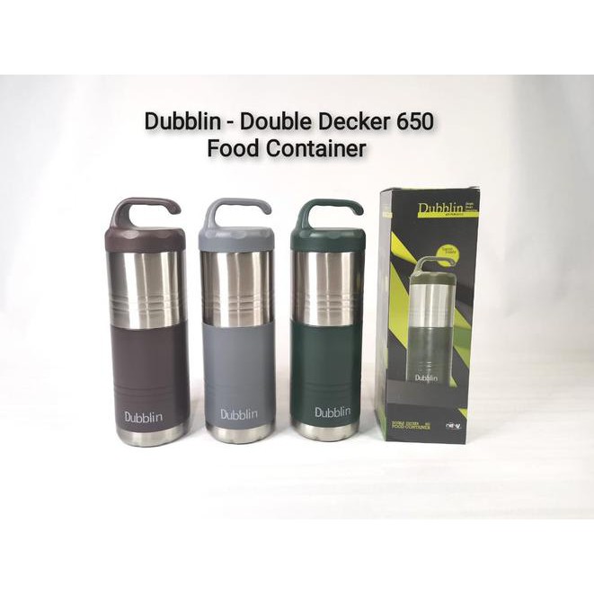 _ 6LQ Tempat Makan Rantang Stainless Dubblin - Double Decker Food Container ✢