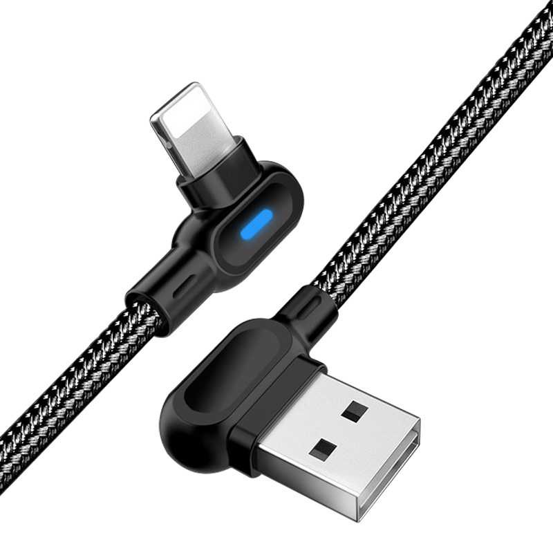 UGI Kabel Charger USB L Shape 2.4A 1 Meter - UGI02 ( Al-Yusi )