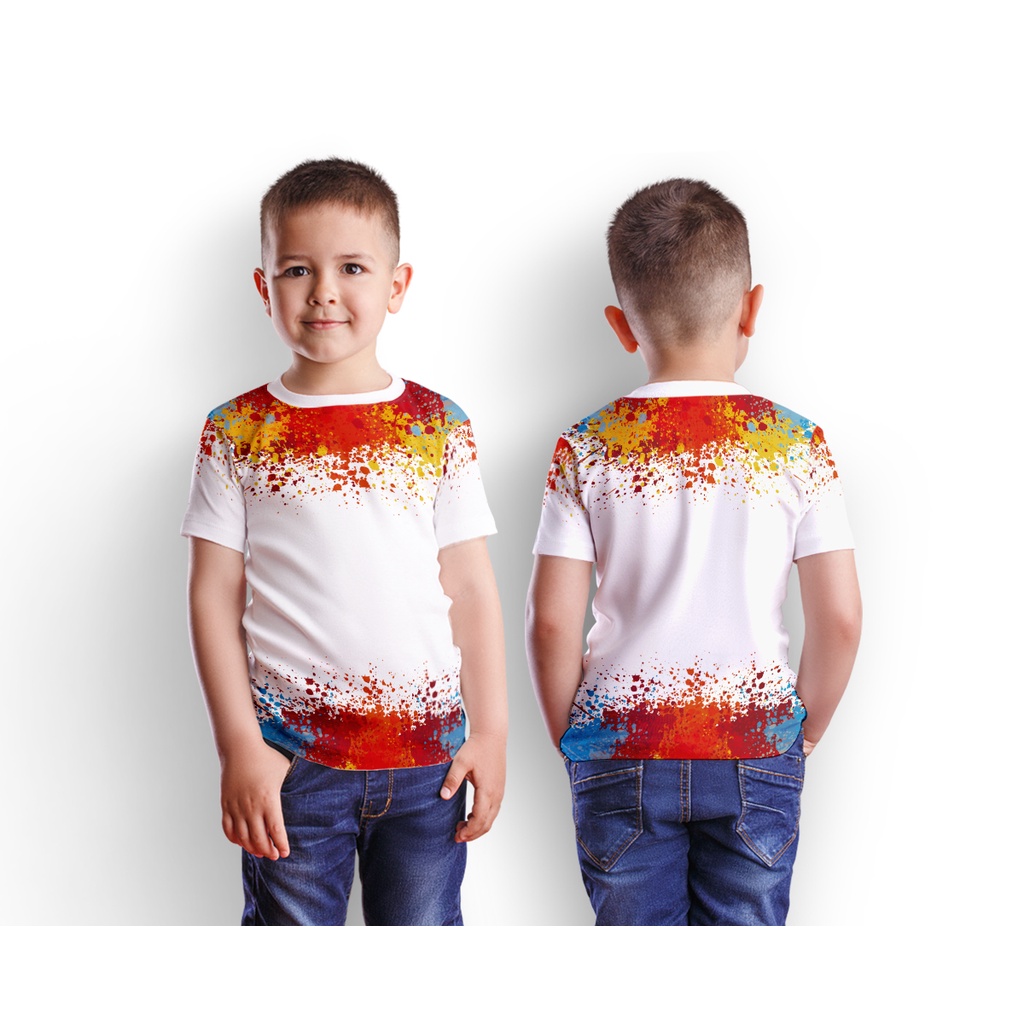 Kaos Anak OLAHRAGA GOLF ABSTRACT Fullprinting Sublime Premium - 02