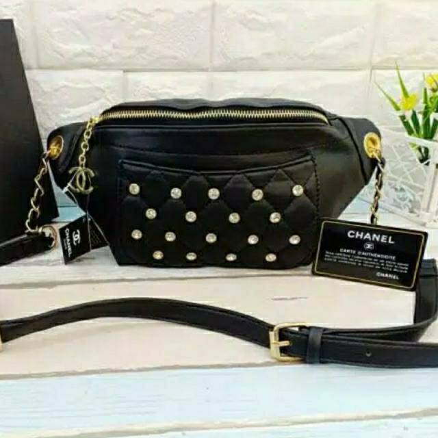 Tas Waist Bag NAGITA DIAMOND Import Wanita 30cm