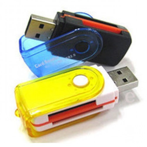 card reader 4slot usb port all in one model flashdisk putar