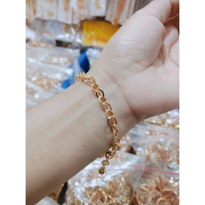 gelang tangan dewasa, perhiasan xuping mewah