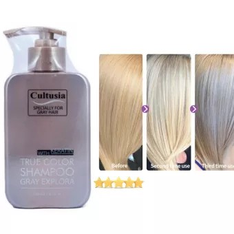 Cultusia Shampoo Silver 180ml / Cultusia Shampoo Grey / Shampoo Gray /Cultusia Shampoo Rainbow 180ml