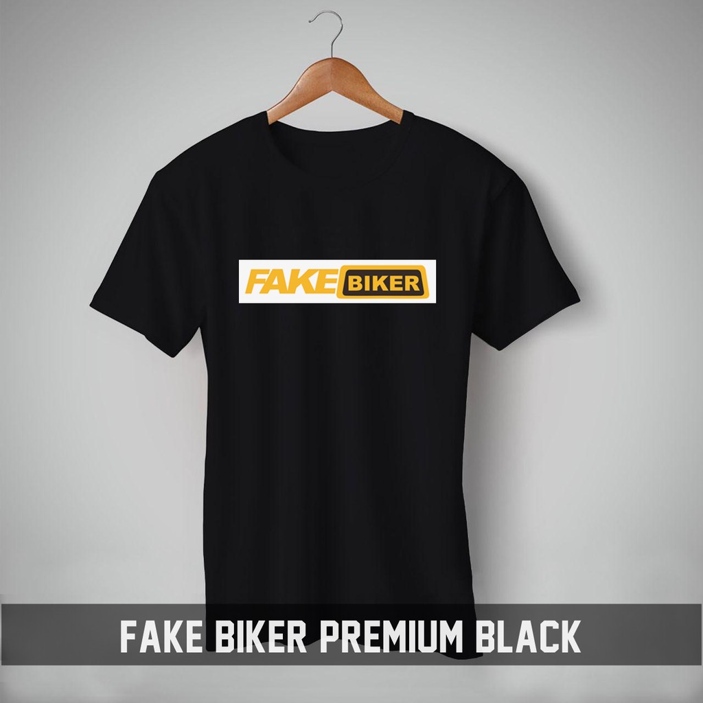 FAKE BIKER KAOS BIG SIZE 2XL 3XL 4XL 5XL LENGAN PENDEK