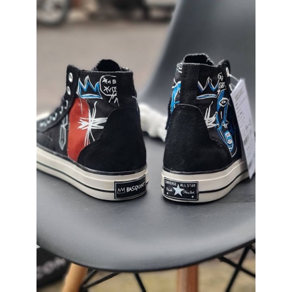 Converse 70s High x Jean Michael Basquait Black White