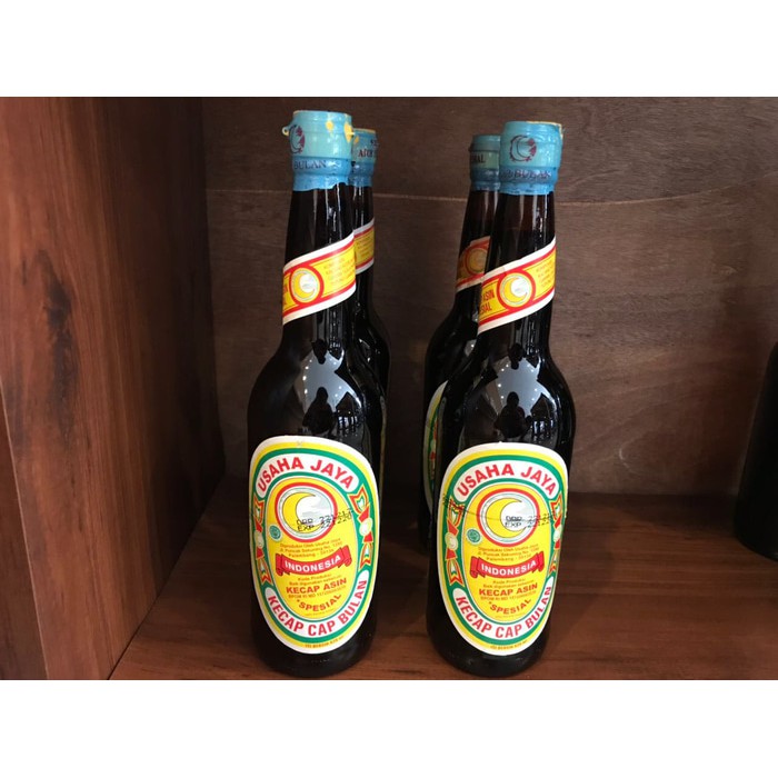Kecap Asin Spesial Cap Bulan - Kecap Palembang Segel Biru Tutup Kuning