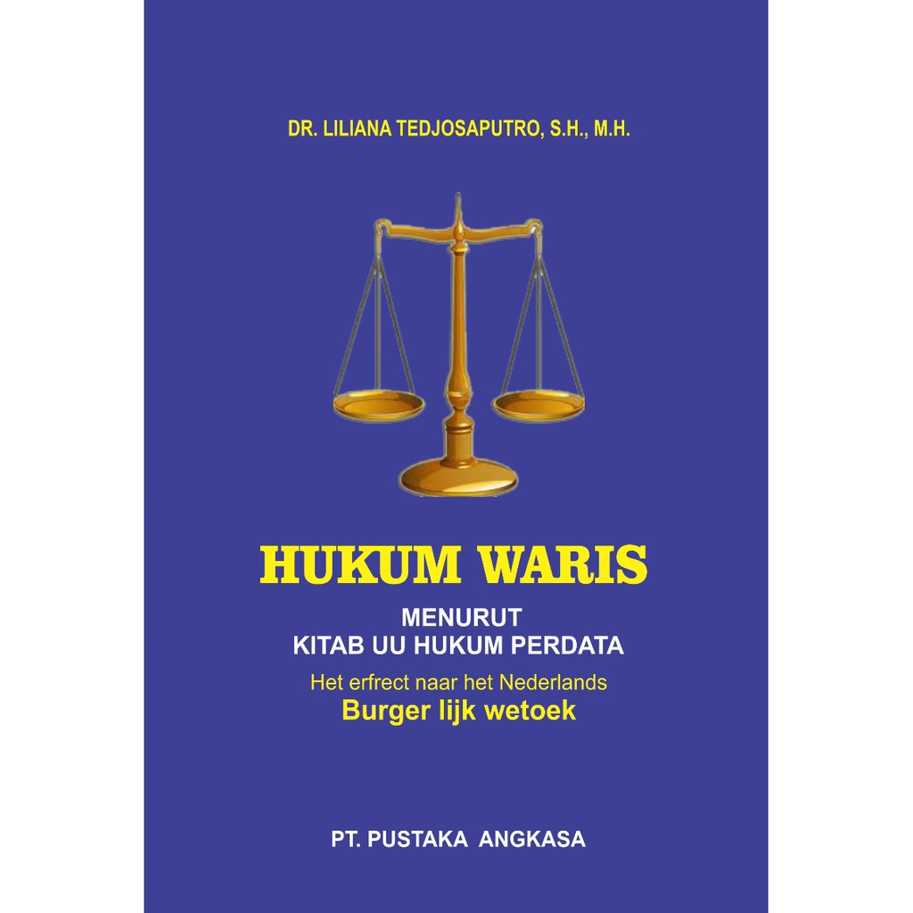 Jual Hukum Waris Menurut Kitab UU Hukum Perdata - Burgelijke Wetboek # ...