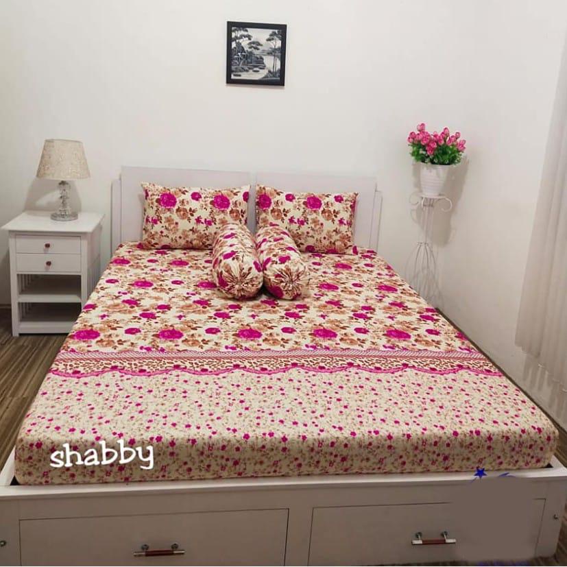 [ BISA COD ] SPREI MOTIF BUNGA 3D PROMO MURAH ANTI LUNTUR SEPREI UKURAN NO.1  180 x 200 2 SARUNG BANTAL 1 SARUNG GULING